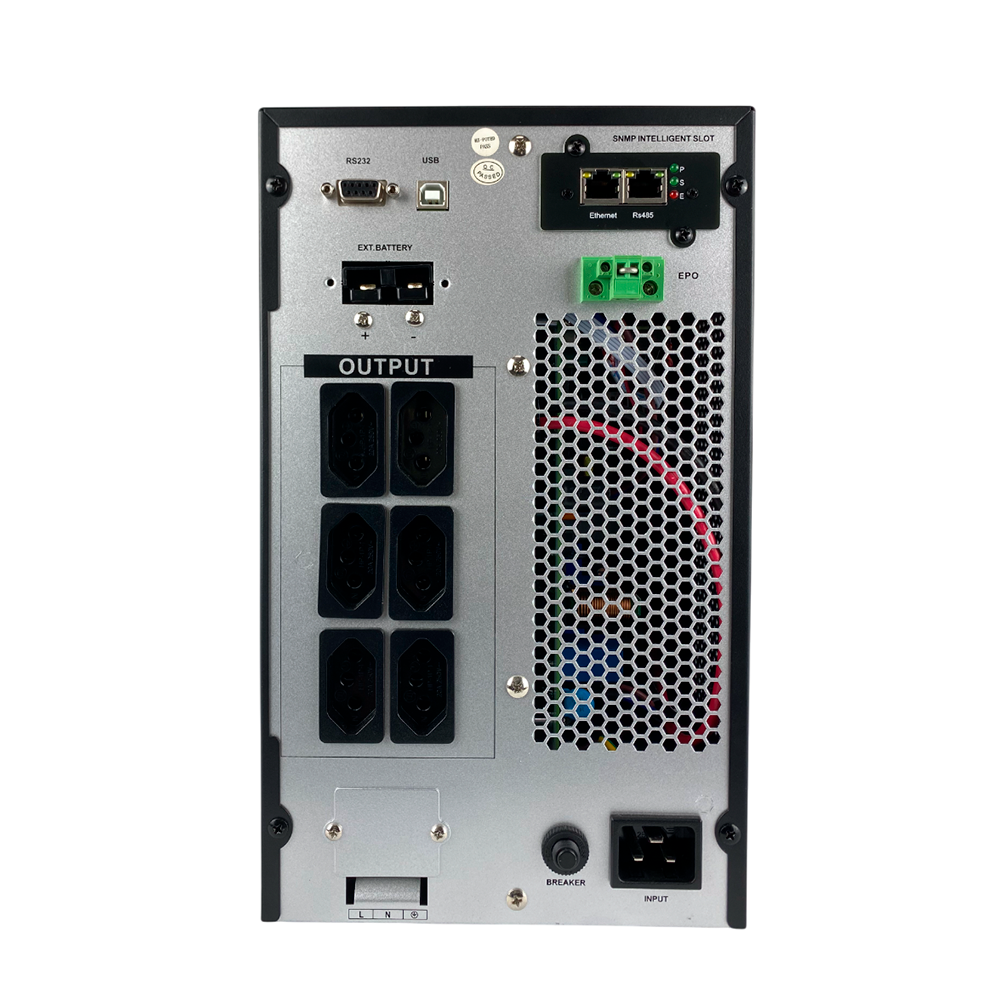 Nobreak SD3 ON-LINE T - Vista traseira